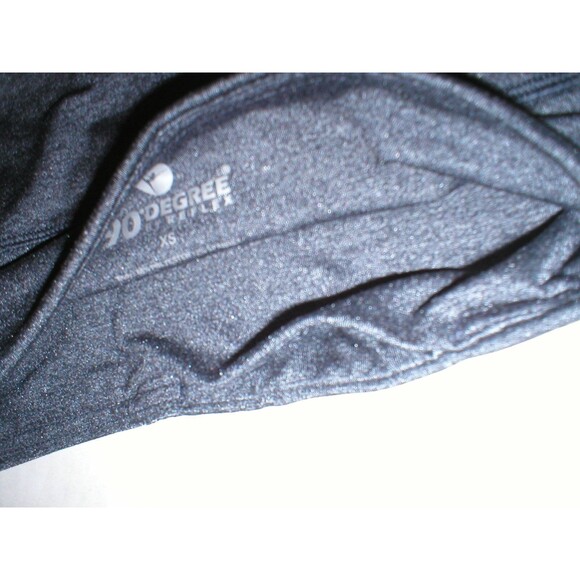 NWT Womens XS New 90 Degree Reflex Leggings Pants Yoga Gray Crop Capris Heather - Picture 5 of 5